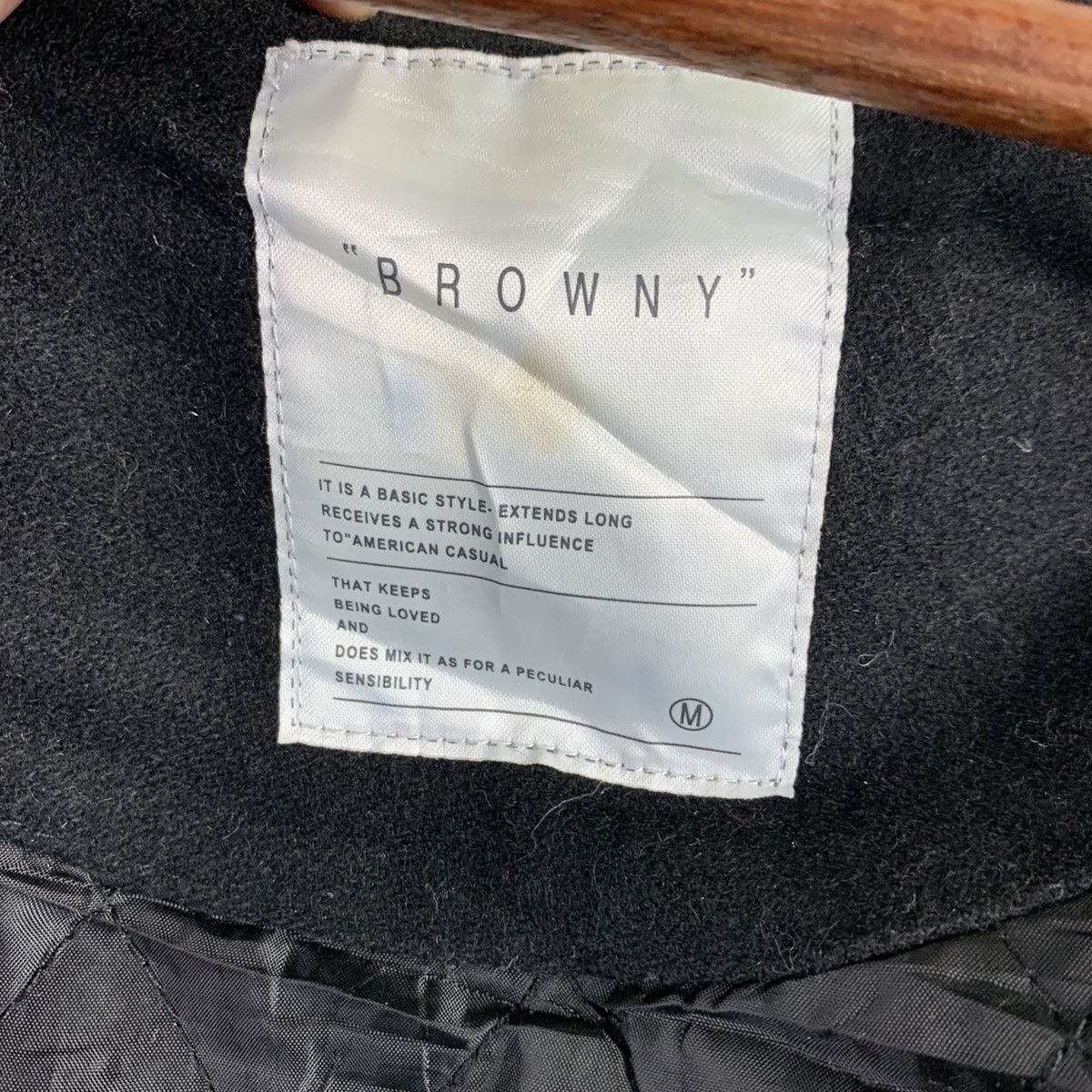 Japanese Brand 🔥NK115🔥Browny Basic Style Black Pu leather varsity jackets Size US XS / EU 42 / 0 - 7 Thumbnail