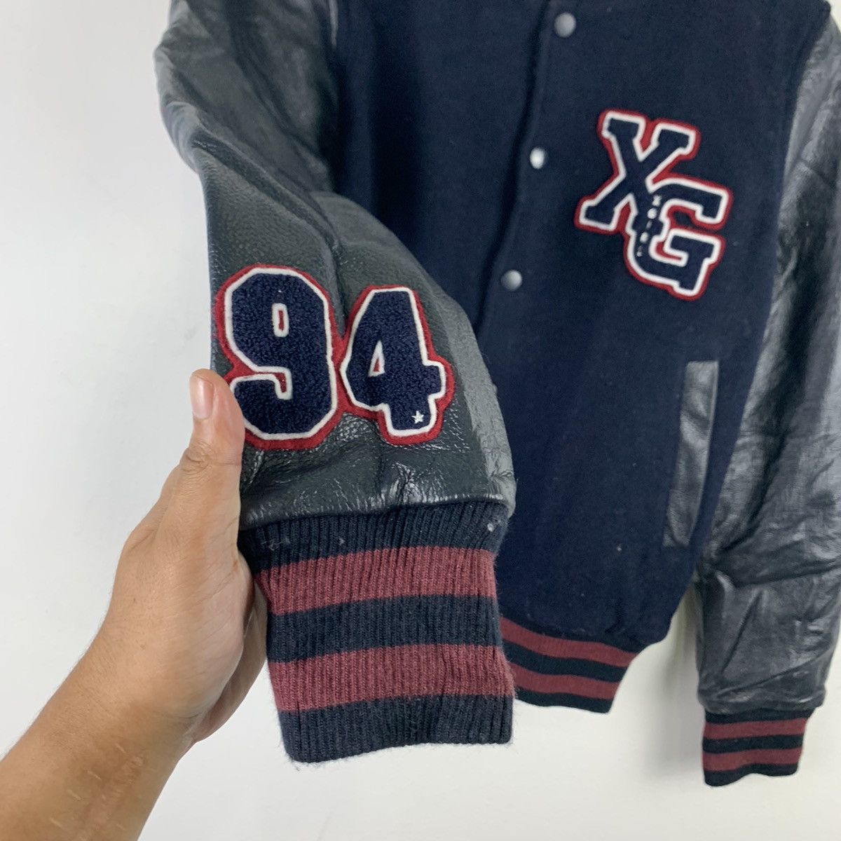 Japanese Brand × Vintage 🔥NK71🔥X-GIRL Black Varsity jackets Size US XS / EU 42 / 0 - 5 Thumbnail