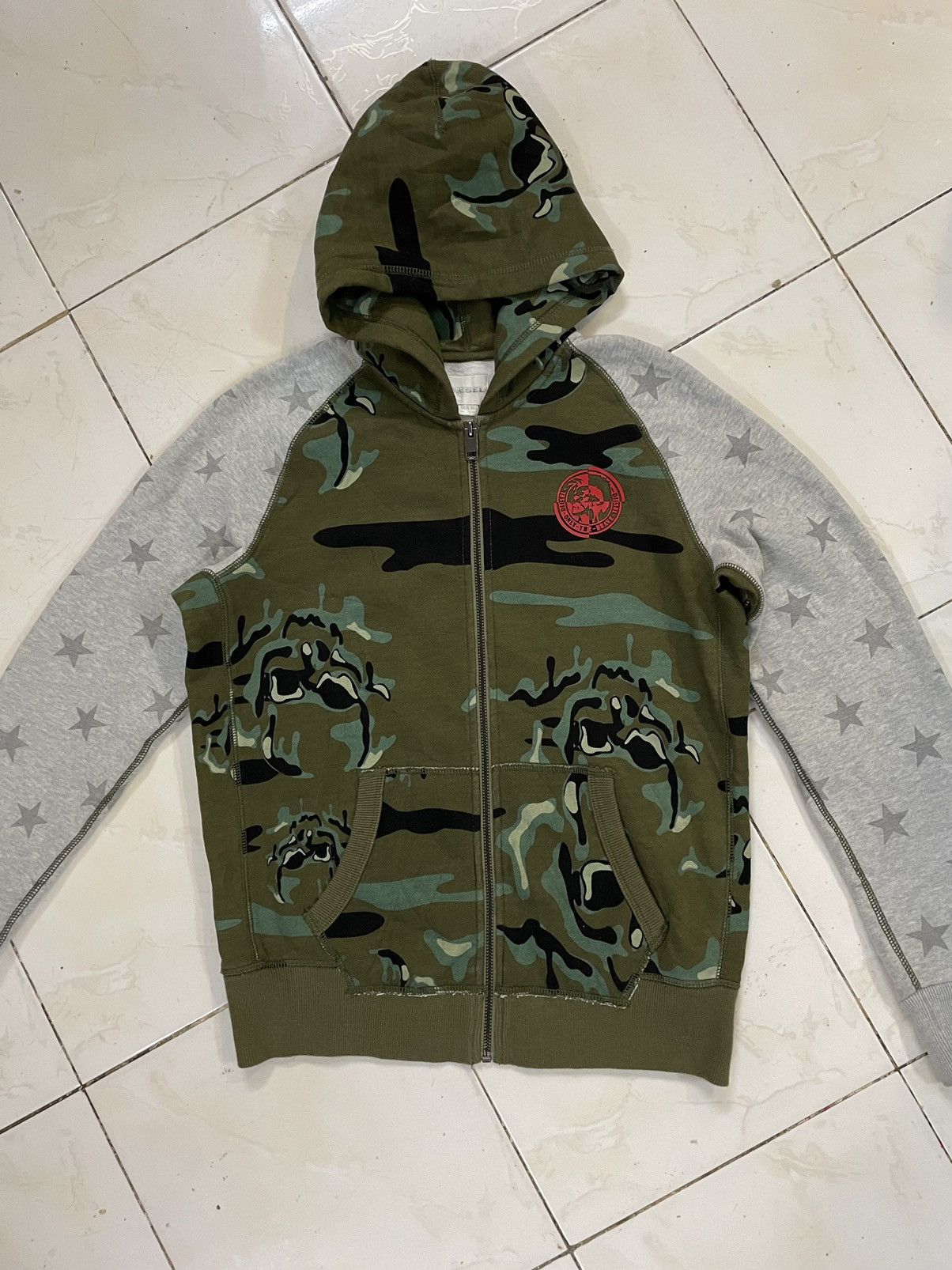 Diesel × Diesel Black Gold Diesel Camo Hoodie Size US M / EU 48-50 / 2 - 4 Thumbnail