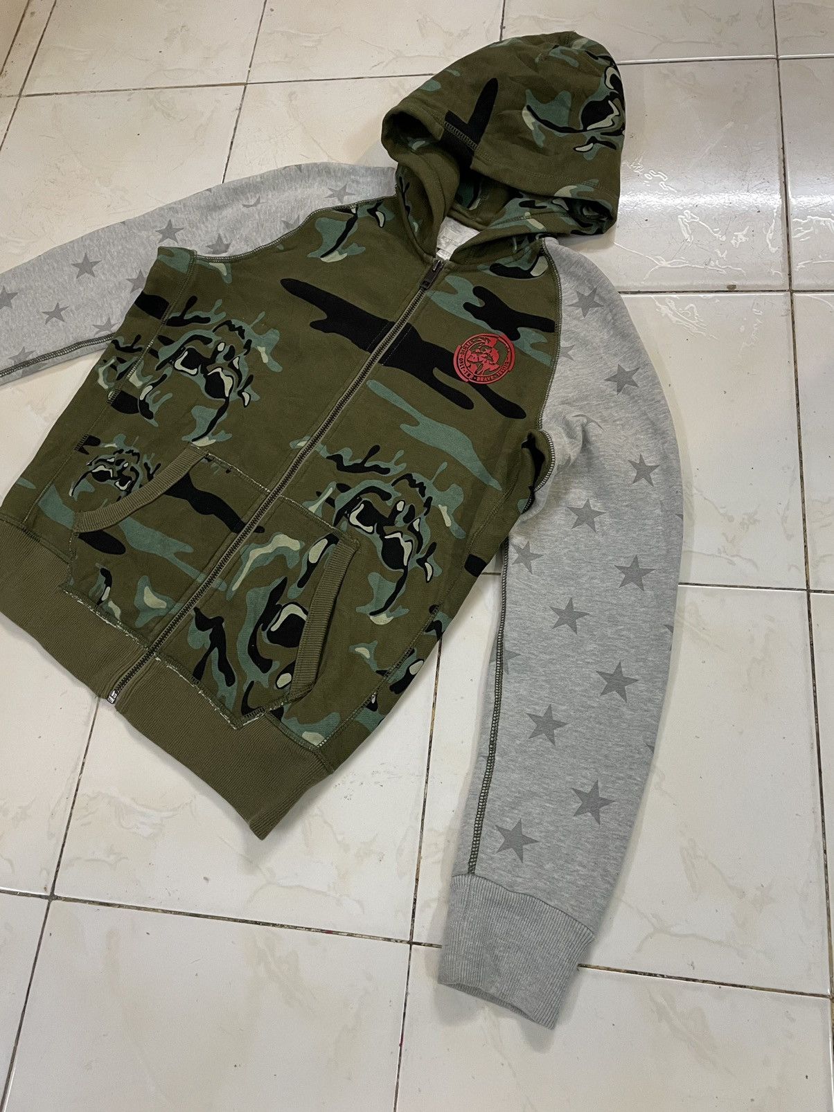 Diesel × Diesel Black Gold Diesel Camo Hoodie Size US M / EU 48-50 / 2 - 3 Thumbnail