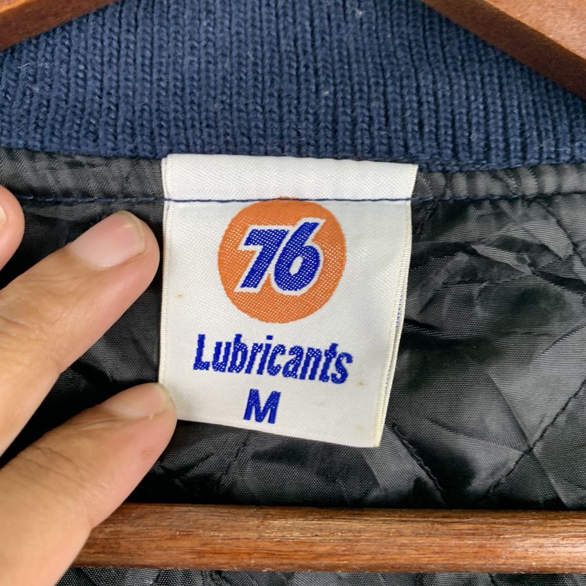 Japanese Brand 🔥NK74🔥Lubricants Racing Motor Oil PU Leather varsity jackets Size US M / EU 48-50 / 2 - 6 Thumbnail