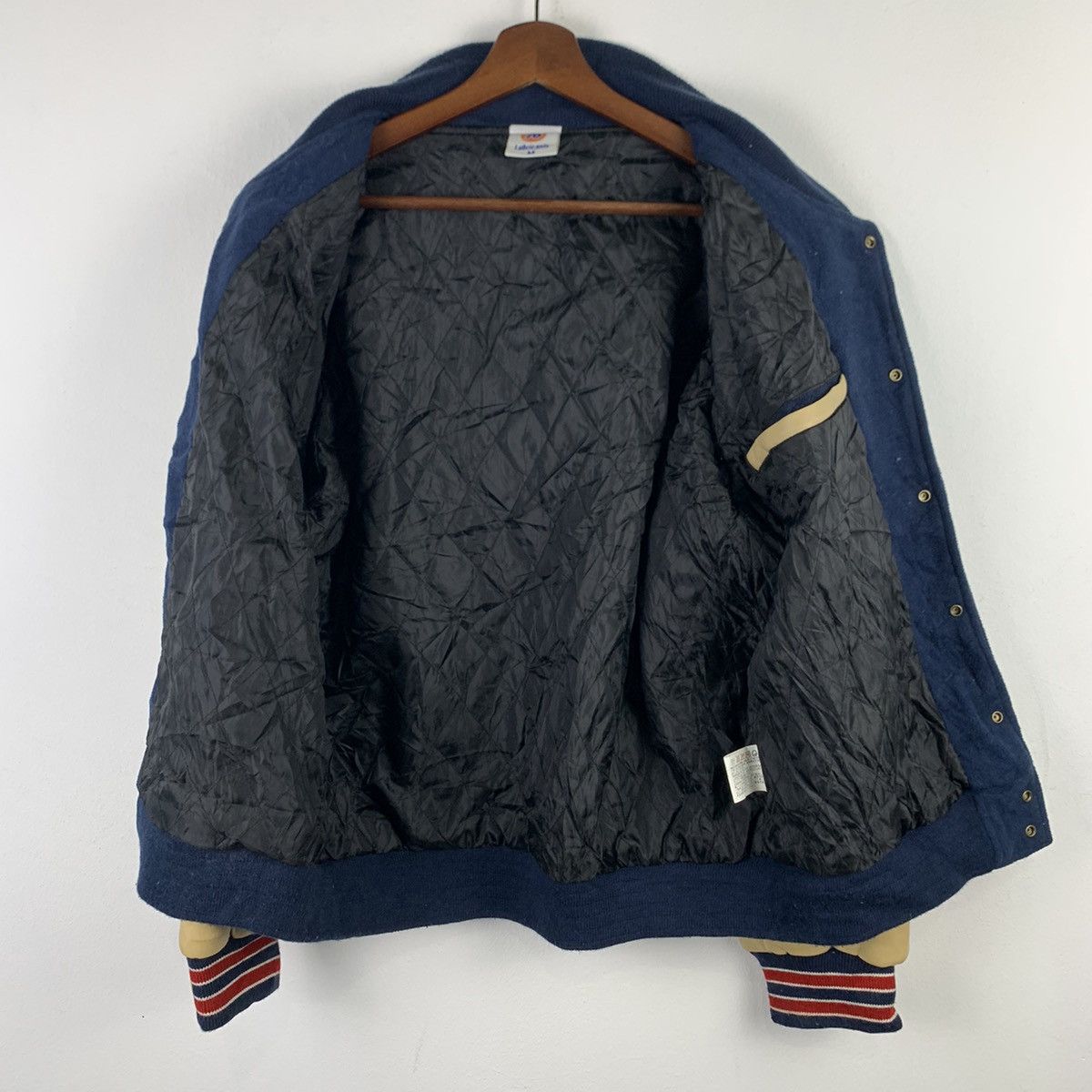 Japanese Brand 🔥NK74🔥Lubricants Racing Motor Oil PU Leather varsity jackets Size US M / EU 48-50 / 2 - 4 Thumbnail