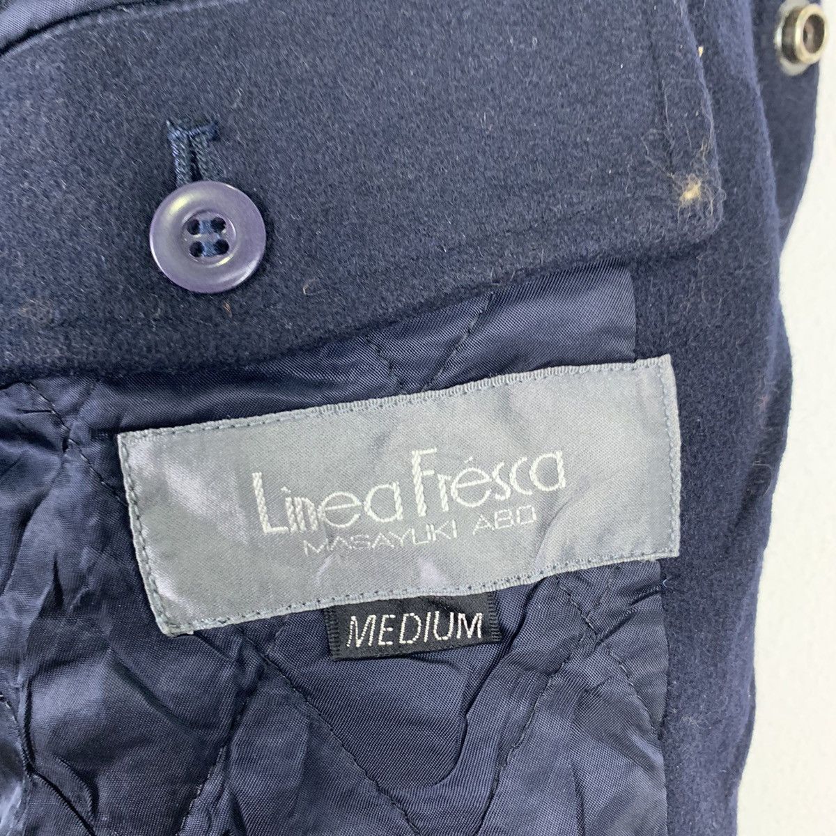 Japanese Brand × Linea 🔥NK59🔥Linea Fresca Masayuki ABQ Pu Leather varsity jackets Size US S / EU 44-46 / 1 - 8 Thumbnail