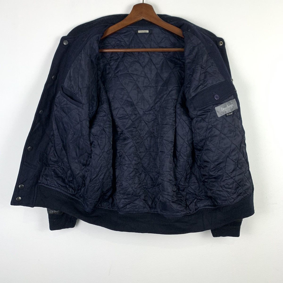 Japanese Brand × Linea 🔥NK59🔥Linea Fresca Masayuki ABQ Pu Leather varsity jackets Size US S / EU 44-46 / 1 - 5 Thumbnail