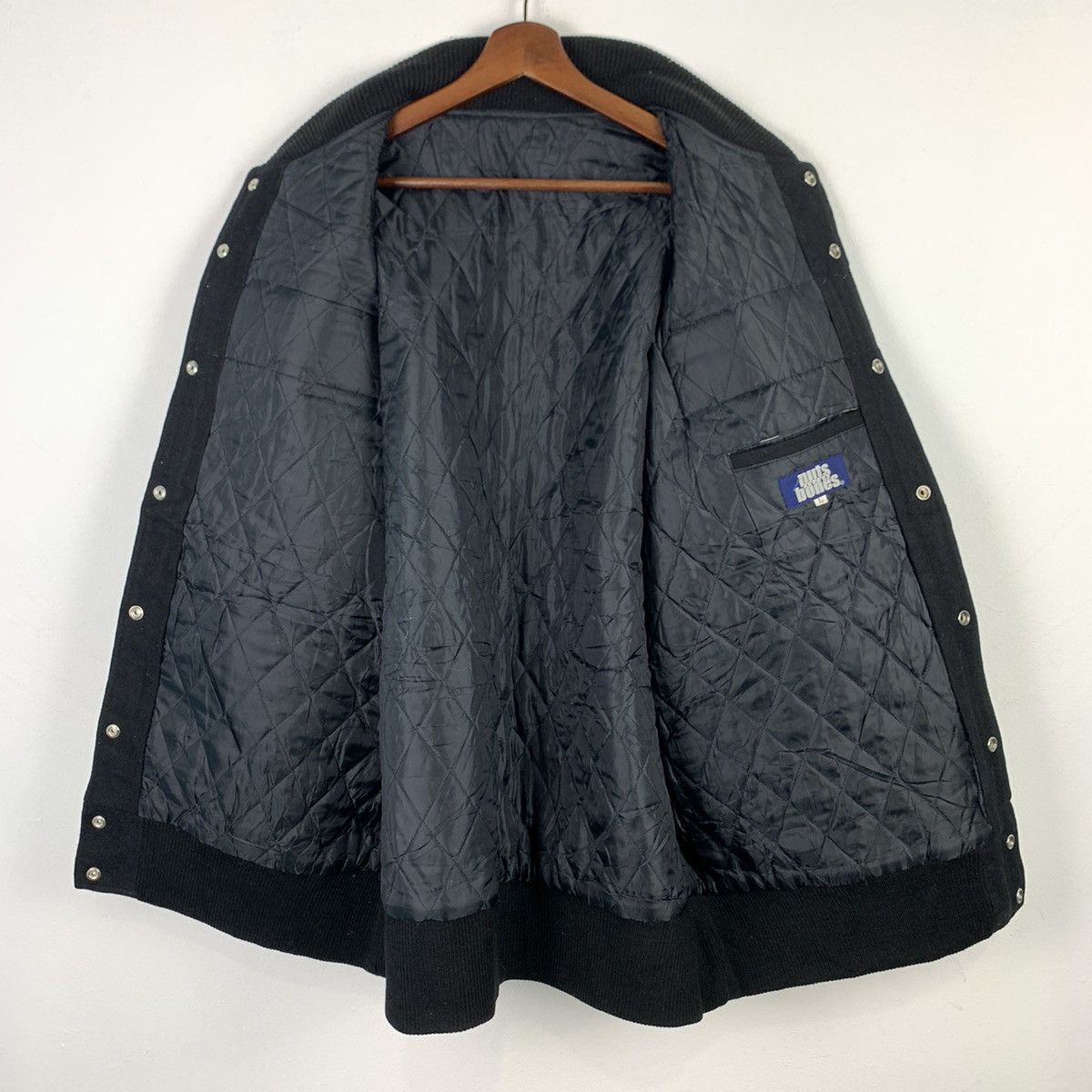 Japanese Brand × Vintage 🔥NEEDGONE🔥NK66🔥NUTS And BONES Leather varsity jackets Size US XL / EU 56 / 4 - 4 Thumbnail