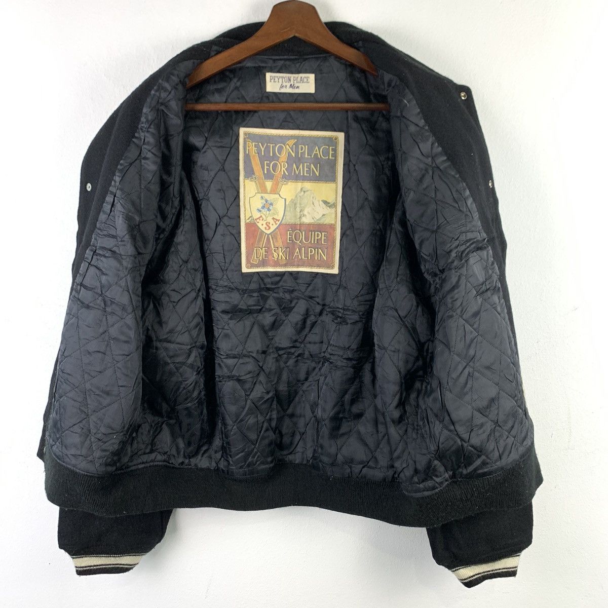 Japanese Brand 🔥NK135🔥PEYTON PLACE Equipe De Ski Alpin wool jackets Size US M / EU 48-50 / 2 - 5 Thumbnail
