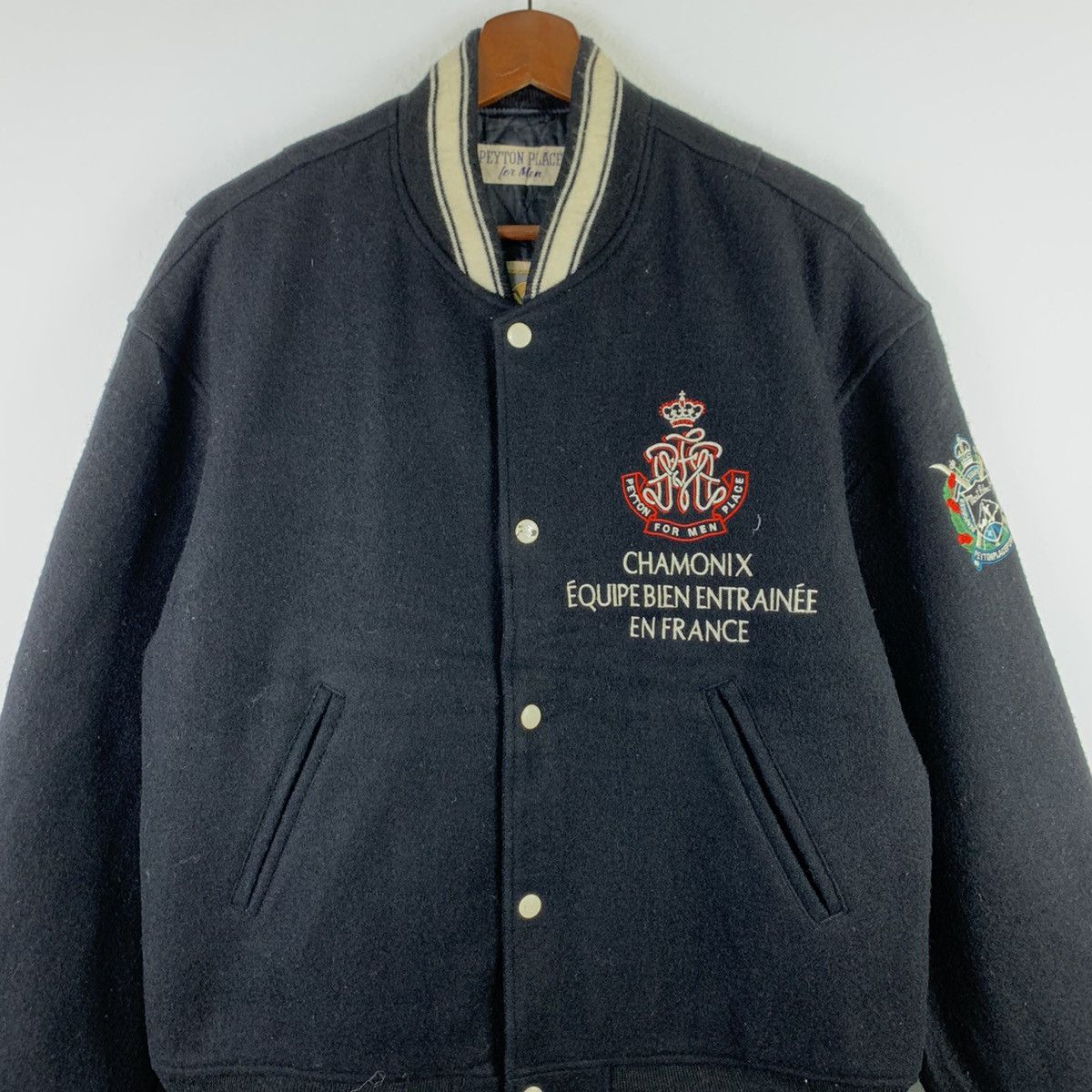 Japanese Brand 🔥NK135🔥PEYTON PLACE Equipe De Ski Alpin wool jackets Size US M / EU 48-50 / 2 - 4 Thumbnail