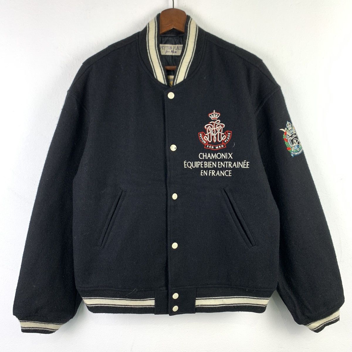 Japanese Brand 🔥NK135🔥PEYTON PLACE Equipe De Ski Alpin wool jackets Size US M / EU 48-50 / 2 - 3 Thumbnail