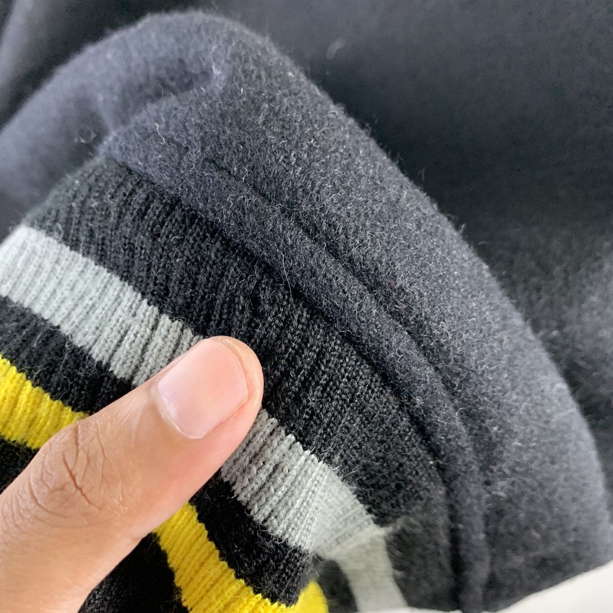 Japanese Brand × Other 🔥NK108🔥Nuts and Bones ILLAMATIL Black varsity jackets Size US XL / EU 56 / 4 - 5 Thumbnail