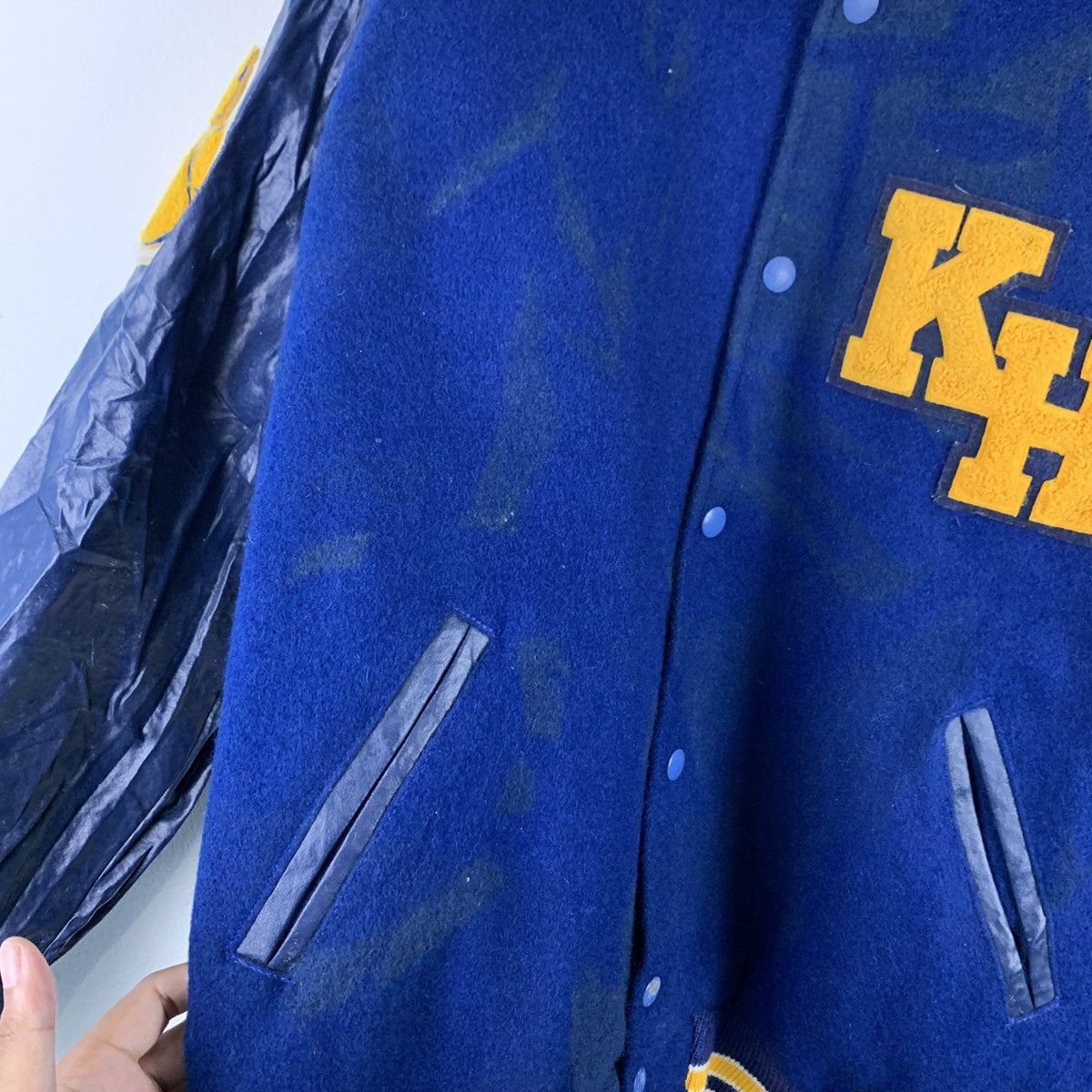 Japanese Brand × NEFF 🔥NK101🔥NEFF Classic Design Varsity jackets Size US L / EU 52-54 / 3 - 8 Thumbnail