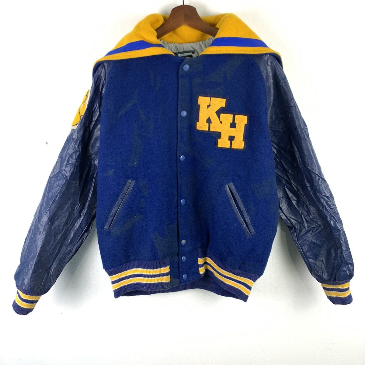 Japanese Brand × NEFF 🔥NK101🔥NEFF Classic Design Varsity jackets Size US L / EU 52-54 / 3 - 3 Thumbnail