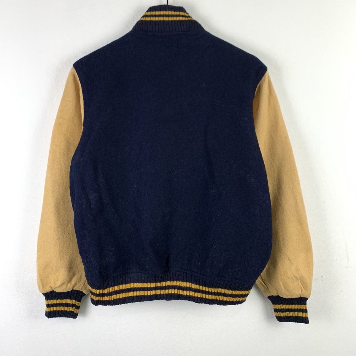 Japanese Brand 🔥NK82🔥Tnoy Bnos sportswear wool varsity jackets Size US S / EU 44-46 / 1 - 3 Thumbnail