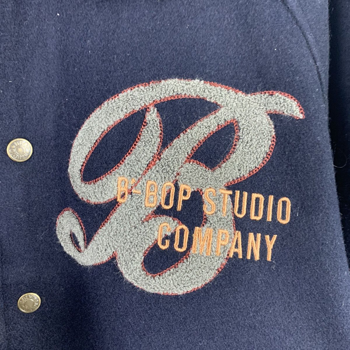 Japanese Brand × Vintage NEEDGONE🔥NS302🔥B-Bob studio company wool varsity jackets Size US L / EU 52-54 / 3 - 4 Thumbnail
