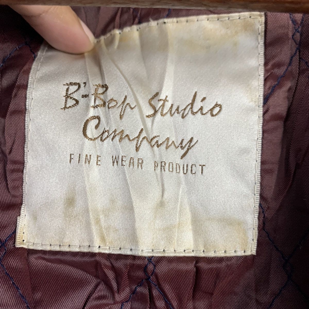 Japanese Brand × Vintage NEEDGONE🔥NS302🔥B-Bob studio company wool varsity jackets Size US L / EU 52-54 / 3 - 7 Thumbnail