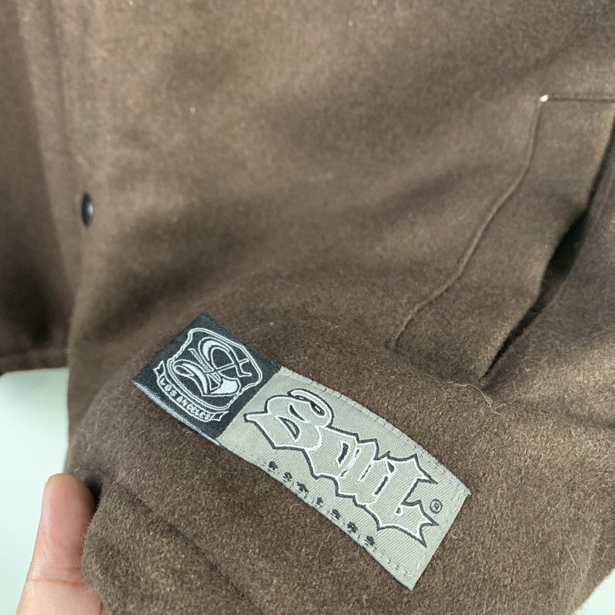 Japanese Brand 🔥NEED GONE🔥NK12🔥Soul Leather varsity jacket Size US XXL / EU 58 / 5 - 5 Thumbnail