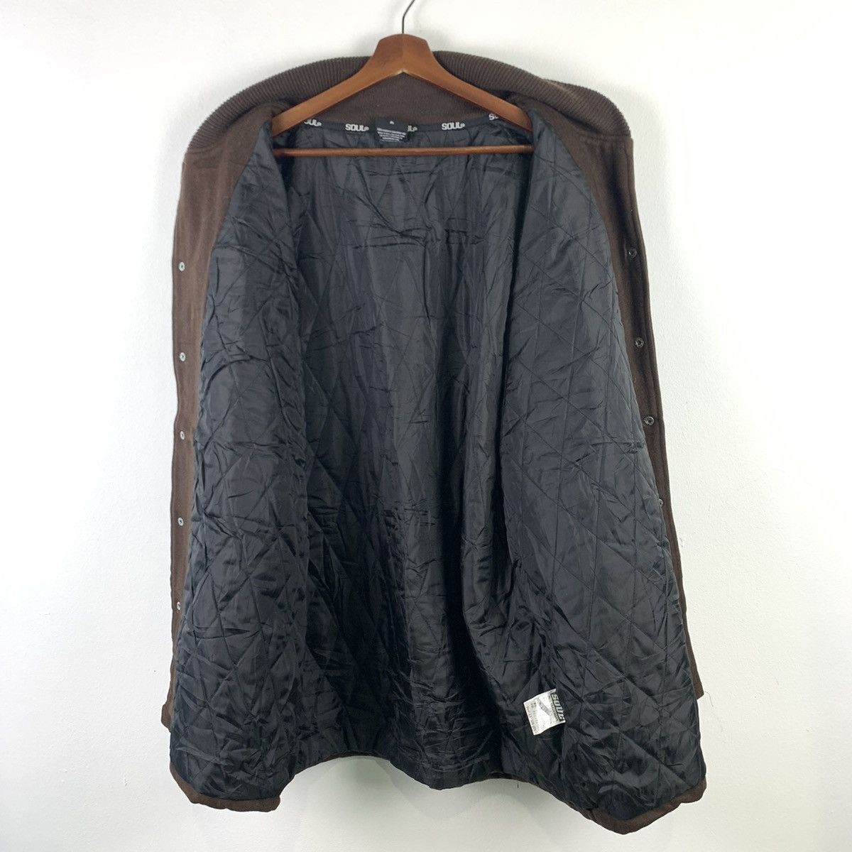 Japanese Brand 🔥NEED GONE🔥NK12🔥Soul Leather varsity jacket Size US XXL / EU 58 / 5 - 4 Thumbnail