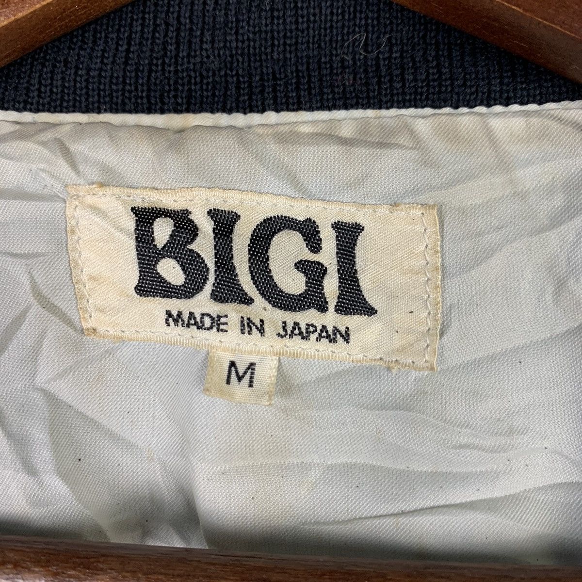 BIGI × Vintage 🔥NS245🔥Vintage BIGI TOKYO SPIRIT Leather varsity jacket Size US M / EU 48-50 / 2 - 9 Thumbnail