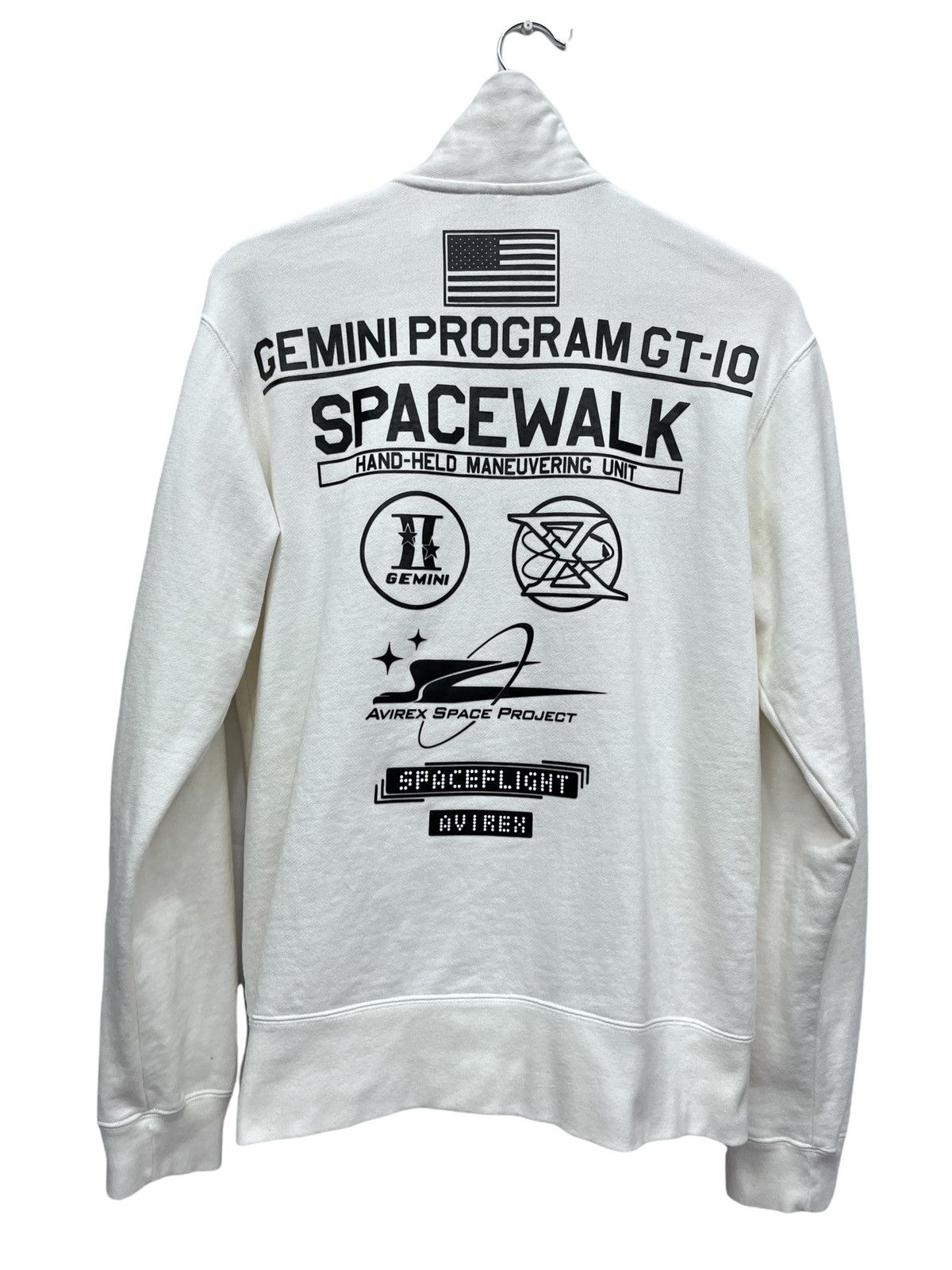 Avirex 🔥AVIREX SPACE PROJECT ASTRONAUT Cotton Jacket Size US M / EU 48-50 / 2 - 2 Thumbnail