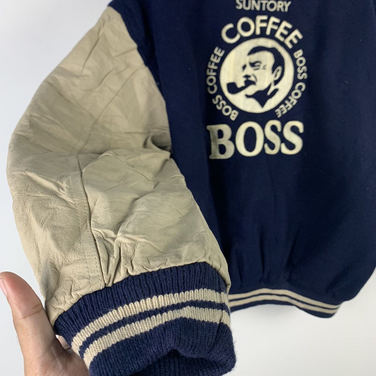 Hugo Boss × Vintage 🔥NS240🔥Vintage Hugo BoSS big Logos varsity jacket Size US M / EU 48-50 / 2 - 5 Thumbnail