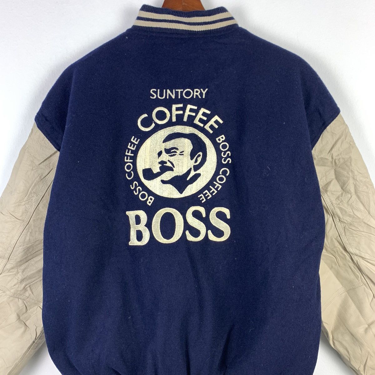 Hugo Boss × Vintage 🔥NS240🔥Vintage Hugo BoSS big Logos varsity jacket Size US M / EU 48-50 / 2 - 2 Thumbnail