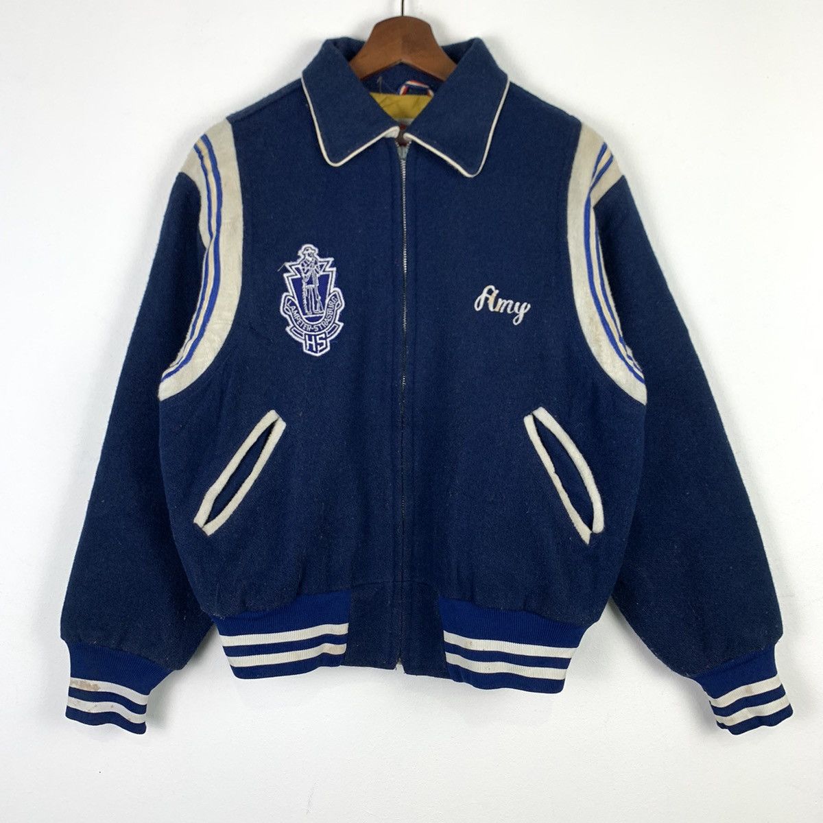 Union LA × Vintage 🔥NK62🔥UNION EMBLEM CO outwear wool varsity jackets Size US S / EU 44-46 / 1 - 3 Thumbnail