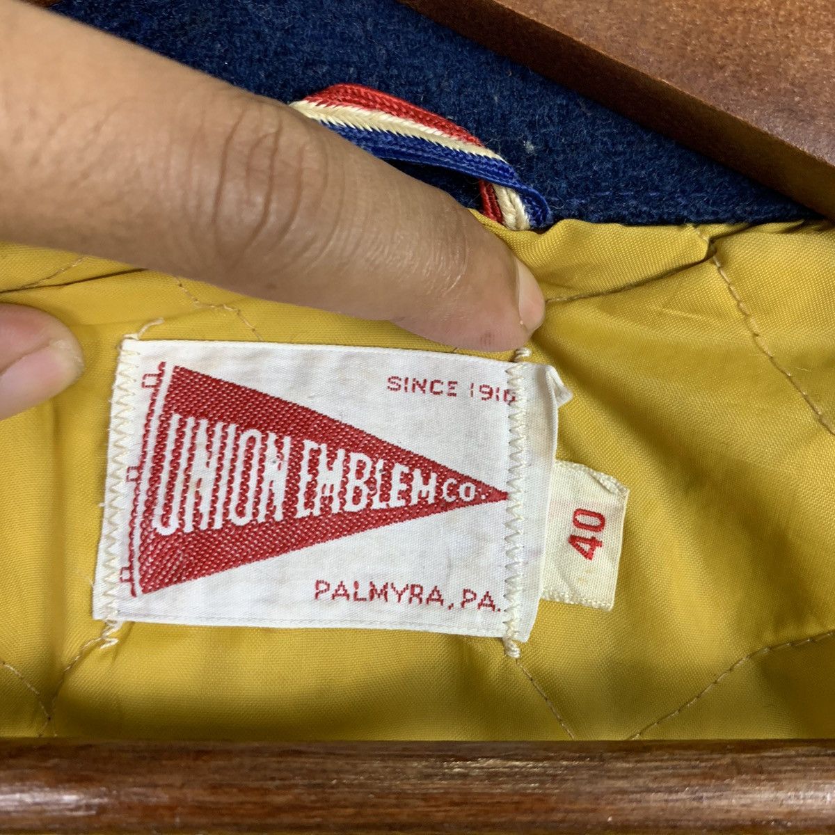 Union LA × Vintage 🔥NK62🔥UNION EMBLEM CO outwear wool varsity jackets Size US S / EU 44-46 / 1 - 6 Thumbnail