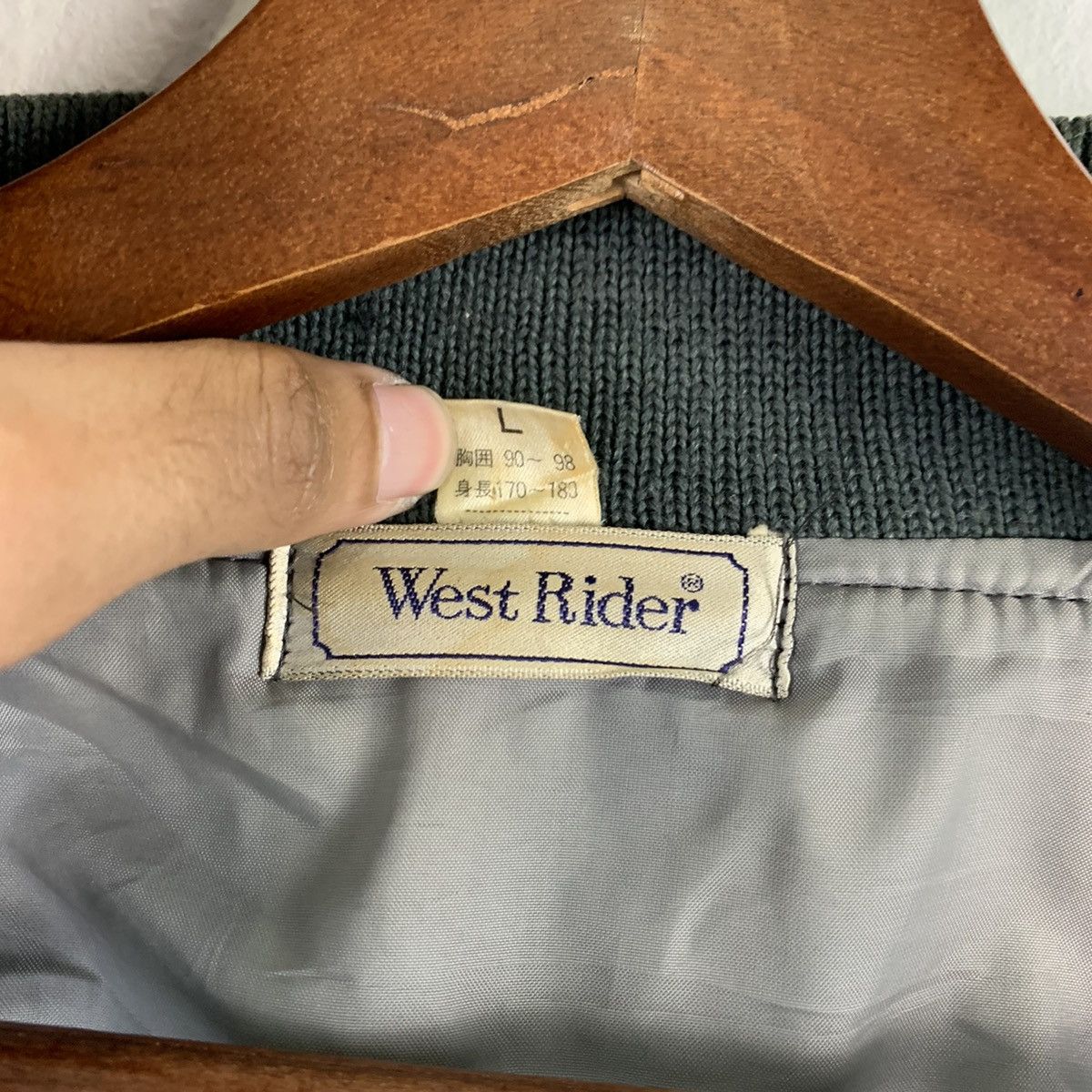 Japanese Brand × WEST RIDE 🔥NK78🔥West Rider plain leather varsity jackets Size US M / EU 48-50 / 2 - 6 Thumbnail