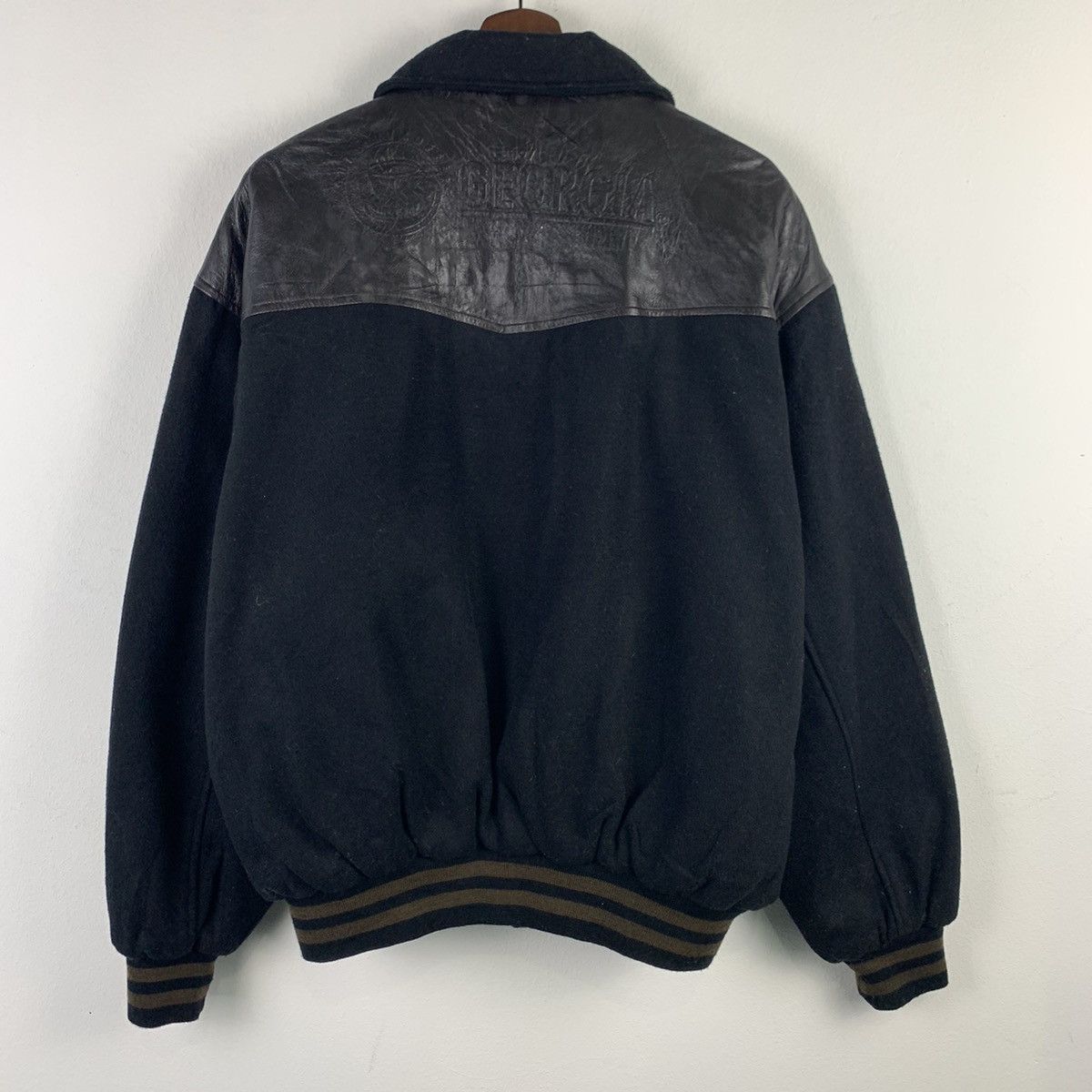 Japanese Brand × Vintage 🔥NK41🔥Vintage GEORGIA Wool varsity jackets Size US L / EU 52-54 / 3 - 2 Thumbnail