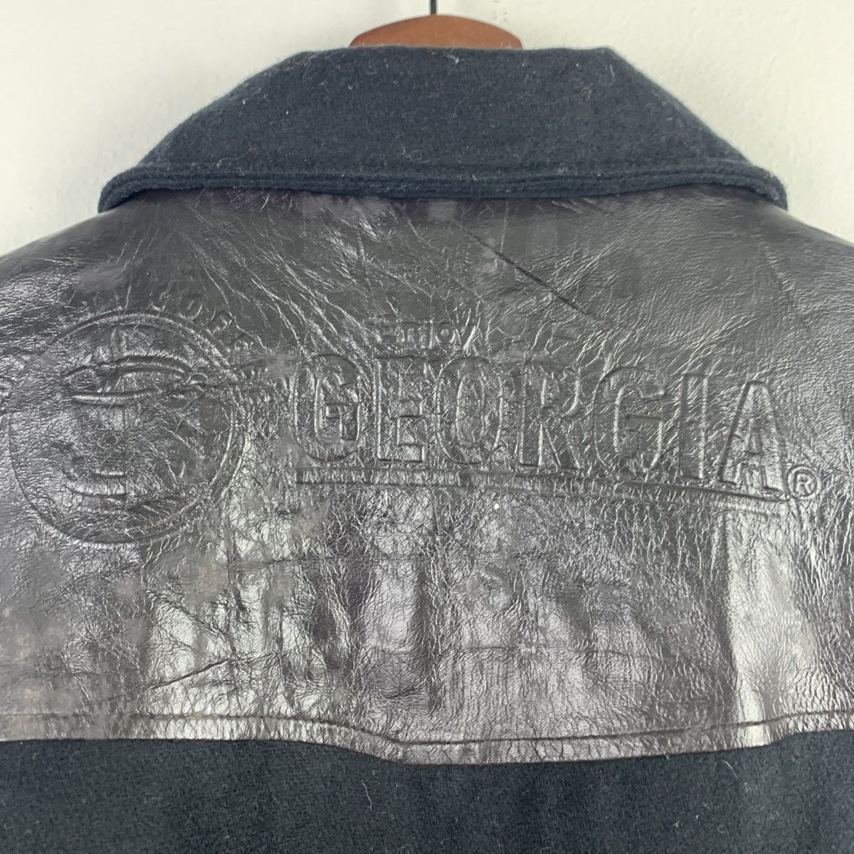 Japanese Brand × Vintage 🔥NK41🔥Vintage GEORGIA Wool varsity jackets Size US L / EU 52-54 / 3 - 7 Thumbnail
