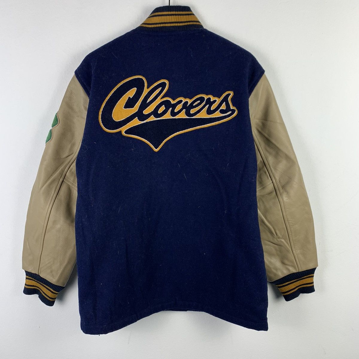 Japanese Brand 🔥NK46🔥Dog House union made Leather varsity jackets Size US M / EU 48-50 / 2 - 1 Thumbnail