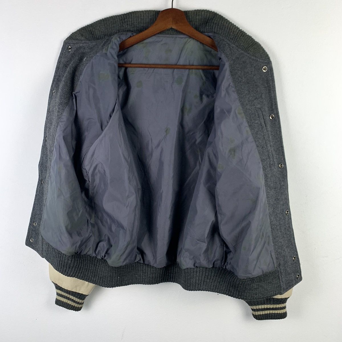 Japanese Brand × Vintage 🔥NK47🔥Vintage japanesebrand Hoki ice varsity jackets Size US M / EU 48-50 / 2 - 3 Thumbnail