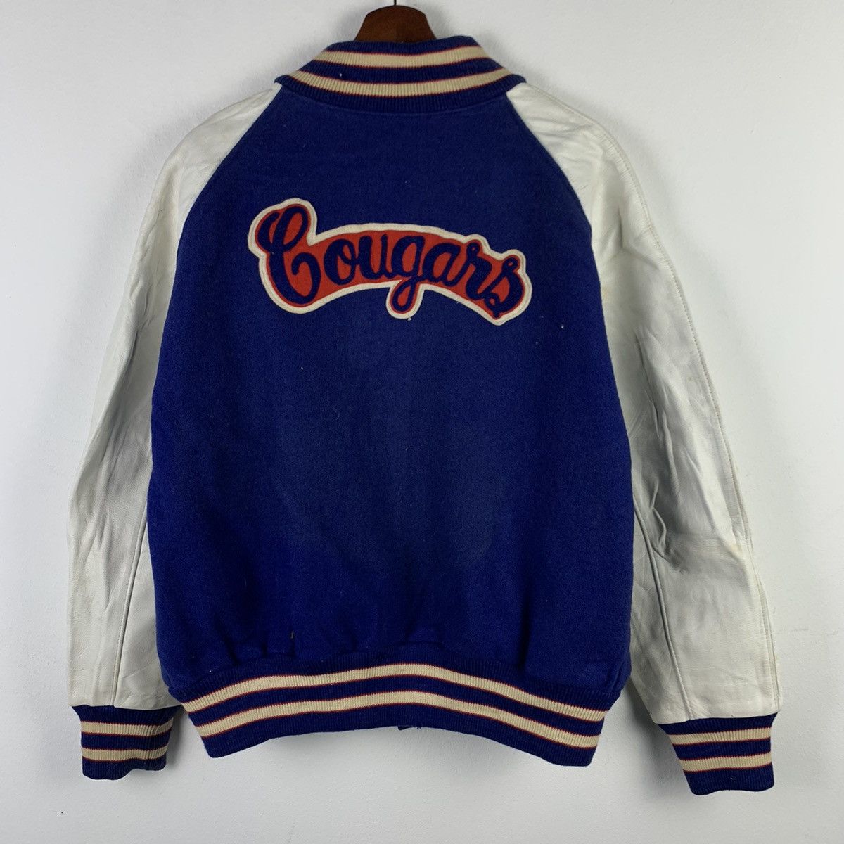 Japanese Brand 🔥NK48🔥TM ATHLETICS Leather varsity jackets Size US M / EU 48-50 / 2 - 1 Thumbnail