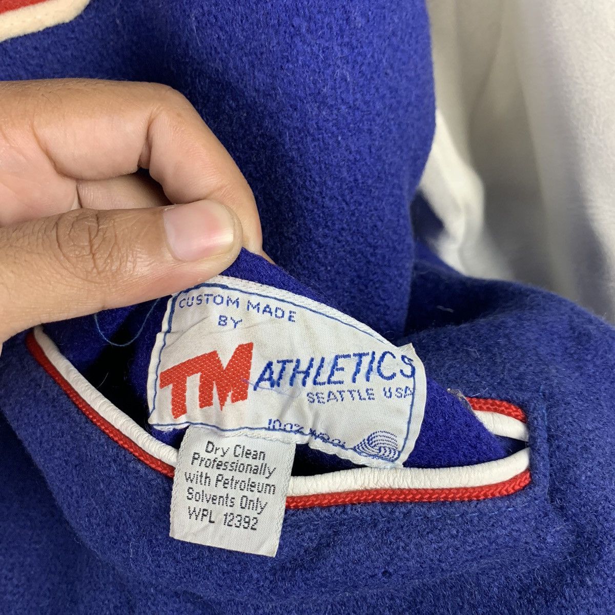 Japanese Brand 🔥NK48🔥TM ATHLETICS Leather varsity jackets Size US M / EU 48-50 / 2 - 13 Thumbnail