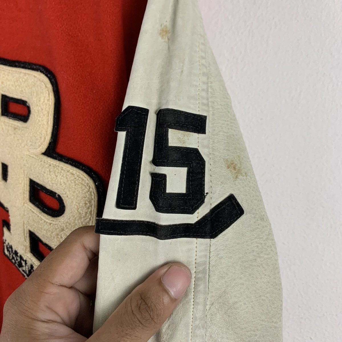 Japanese Brand × Vintage 🔥NK31🔥WASEDA UNIV Pu Leather varsity jackets Size US M / EU 48-50 / 2 - 7 Thumbnail