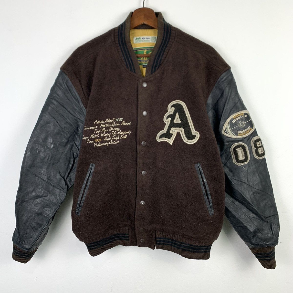 Japanese Brand × Vintage 🔥NK56🔥MAC HOPE MODERN AMERICAN FOOTBALL Varsity jackets Size US M / EU 48-50 / 2 - 1 Thumbnail