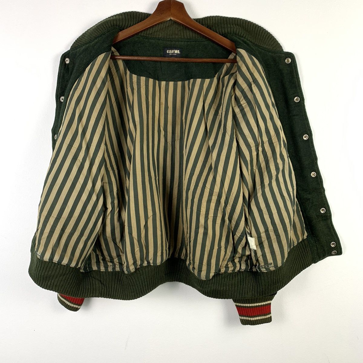 Vintage 🔥NS267🔥vintage can two woll varsity jacket big logos Size US M / EU 48-50 / 2 - 3 Thumbnail