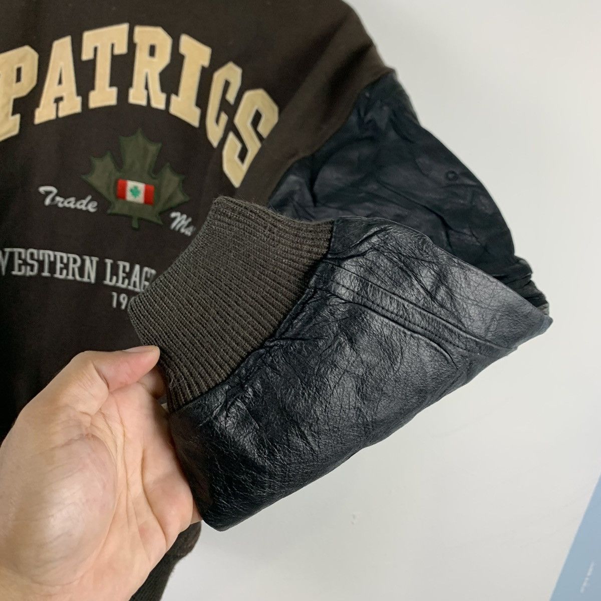 Japanese Brand × Vintage 🔥NS250🔥Vintage Five Pockets Leather varsity jackets Size US M / EU 48-50 / 2 - 7 Thumbnail