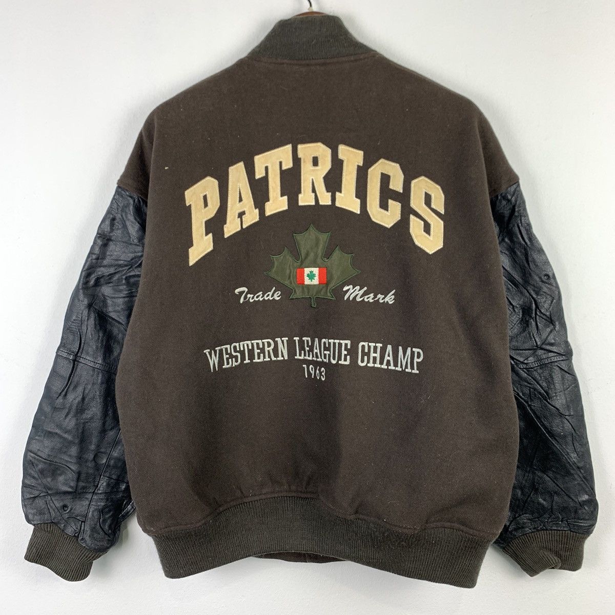 Japanese Brand × Vintage 🔥NS250🔥Vintage Five Pockets Leather varsity jackets Size US M / EU 48-50 / 2 - 1 Thumbnail