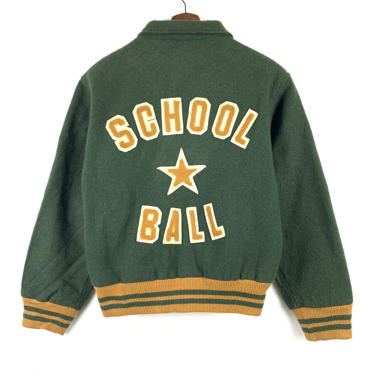 Vintage 🔥NK10🔥vintageU.S.740N STADIUM school Ball varsity jacket Size US S / EU 44-46 / 1 - 1 Thumbnail