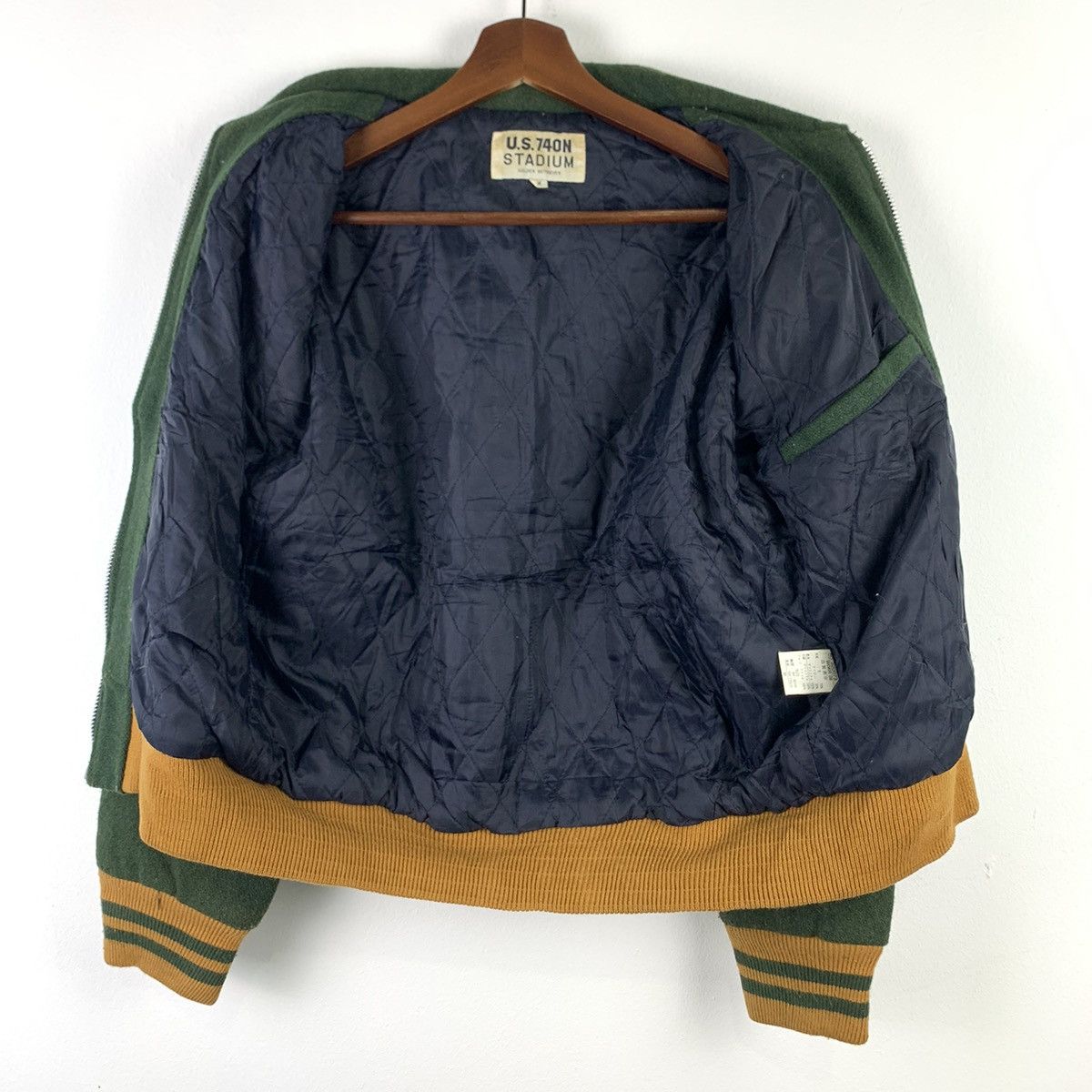 Vintage 🔥NK10🔥vintageU.S.740N STADIUM school Ball varsity jacket Size US S / EU 44-46 / 1 - 3 Thumbnail