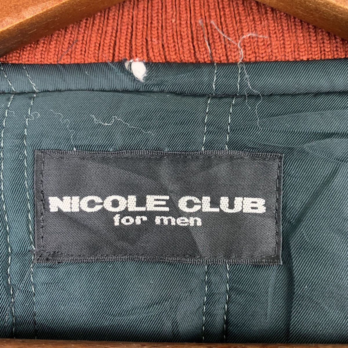 Vintage 🔥NEED GONE🔥NK5🔥Nicole club Leather varsity jacket Size US XL / EU 56 / 4 - 8 Thumbnail