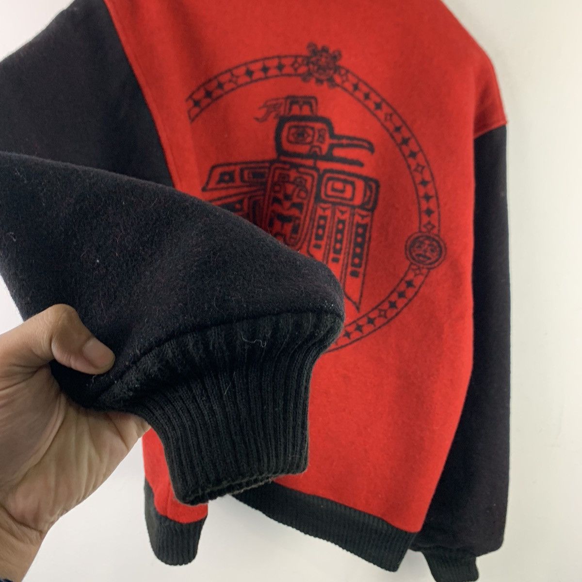 Pendleton × Vintage 🔥NK138🔥PENDLETON Wool nice design Red jackets Size US L / EU 52-54 / 3 - 6 Thumbnail