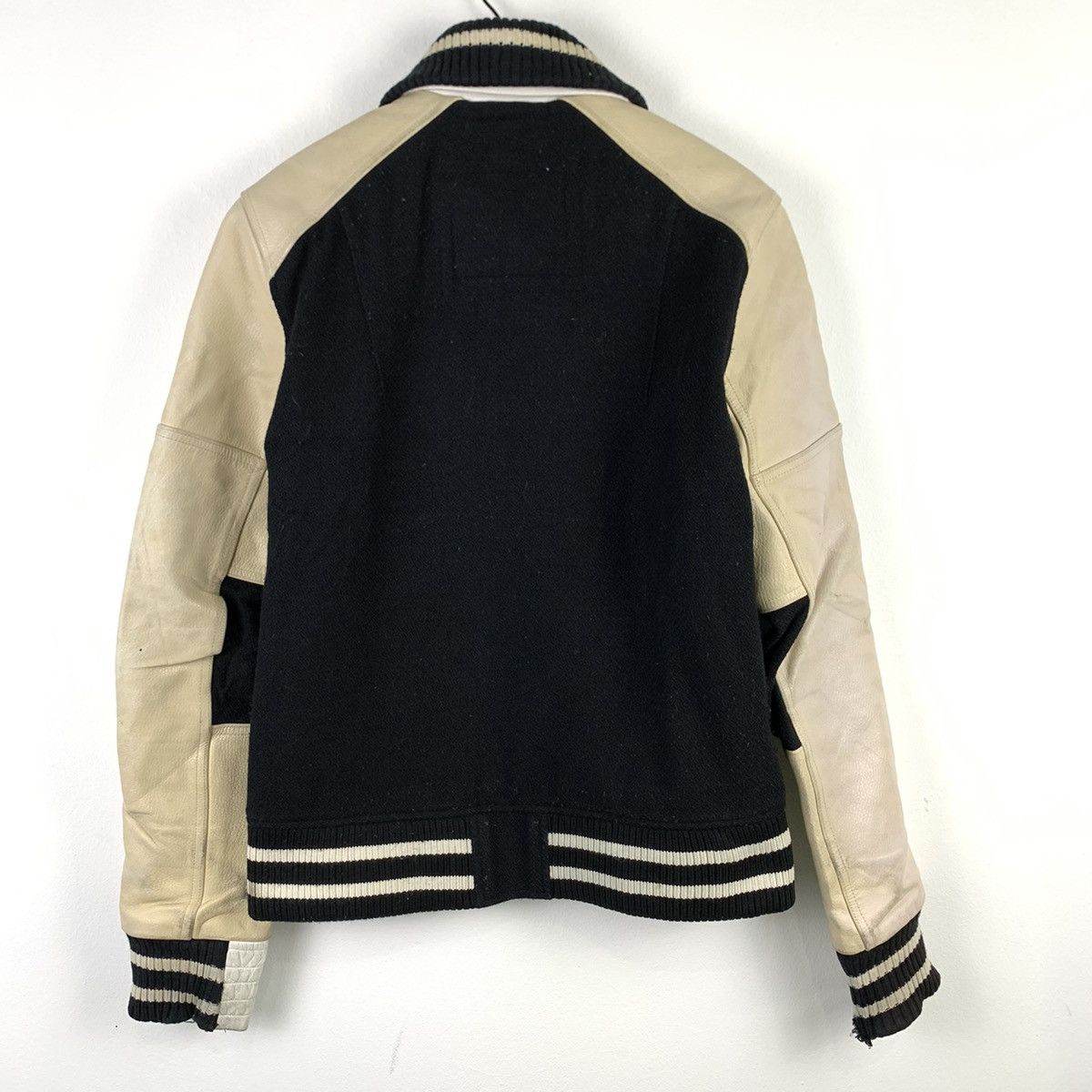 Japanese Brand × Vintage 🔥NEED GONE🔥NK3🔥ORAQLE Vintage Leather varsity Jackets Size US M / EU 48-50 / 2 - 3 Thumbnail
