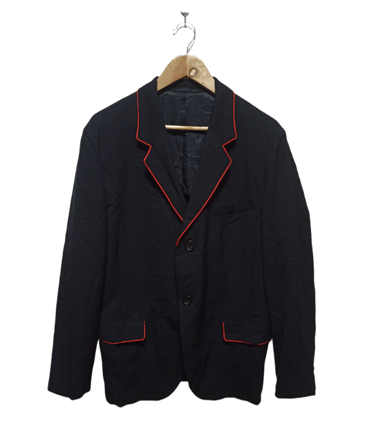 Yohji Yamamoto Luxury Y'S For Men/ Yohji Yamamoto Laime Wool Blazer Size 54L - 2 Thumbnail