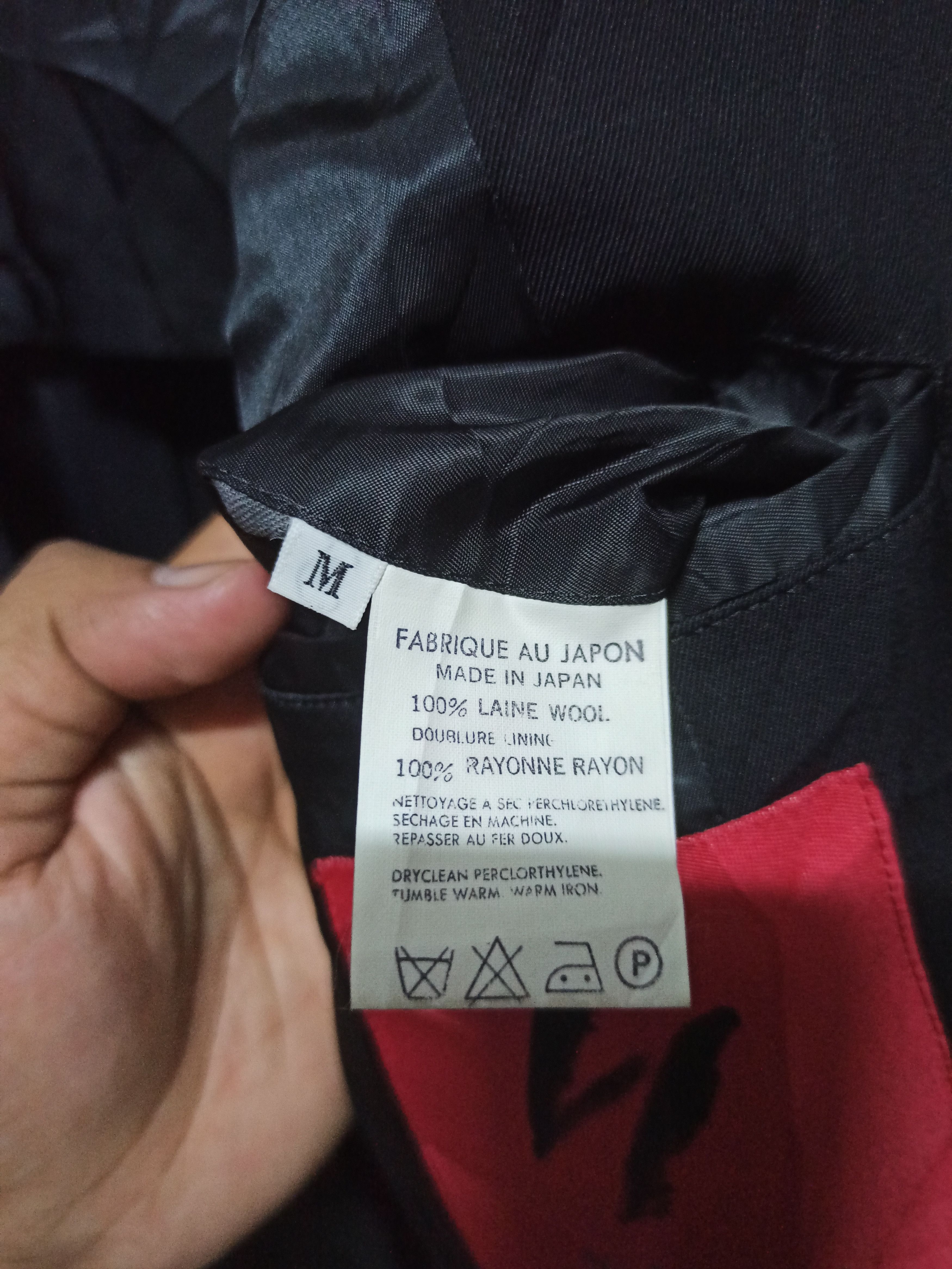 Yohji Yamamoto Luxury Y'S For Men/ Yohji Yamamoto Laime Wool Blazer Size 54L - 7 Thumbnail