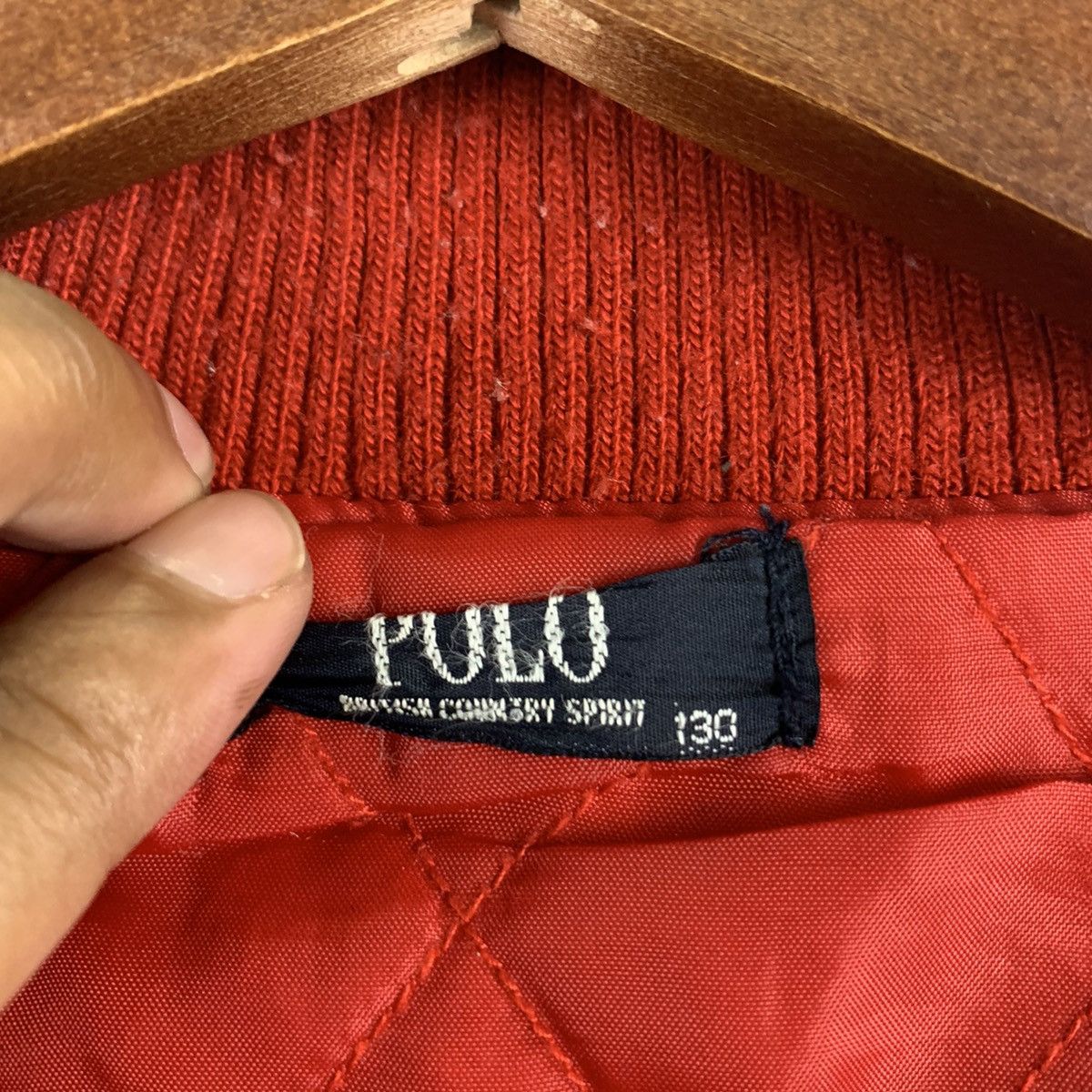 Polo Ralph Lauren 🔥NEED GONE🔥NK13🔥PoLo children Pu Leather varsity jacket Size US S / EU 44-46 / 1 - 8 Thumbnail