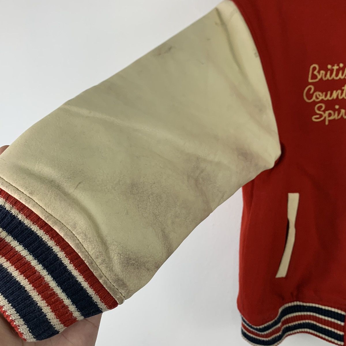 Polo Ralph Lauren 🔥NEED GONE🔥NK13🔥PoLo children Pu Leather varsity jacket Size US S / EU 44-46 / 1 - 7 Thumbnail