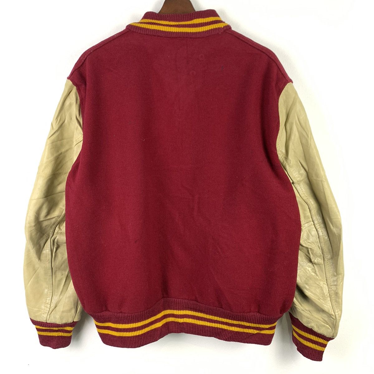 Skookum × Vintage 🔥NK32🔥vintage SKOOKUM Leather varsity jackets Size US M / EU 48-50 / 2 - 3 Thumbnail