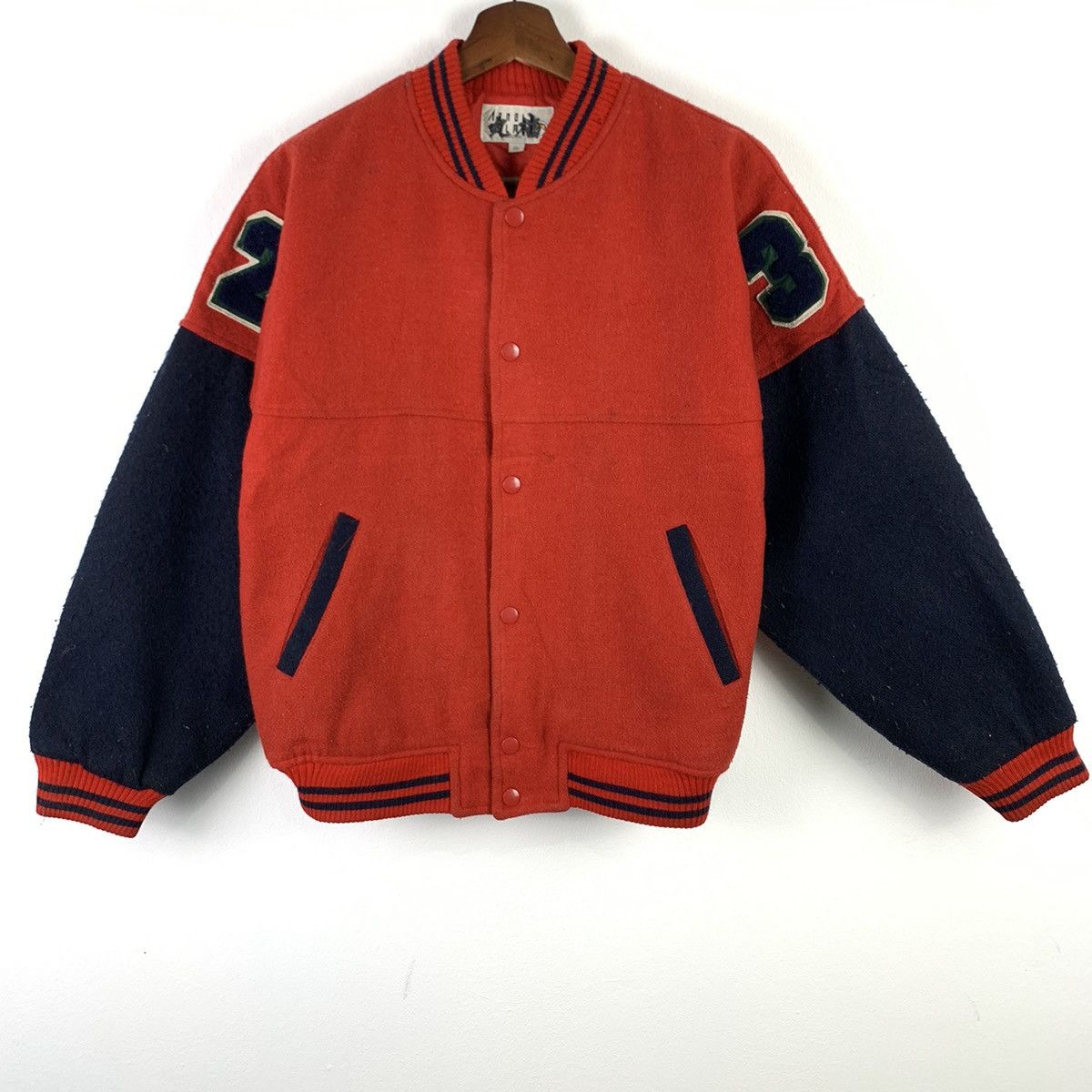 Japanese Brand 🔥NK6🔥ARNOLD PALMER woll varsity jacket Size US M / EU 48-50 / 2 - 1 Thumbnail