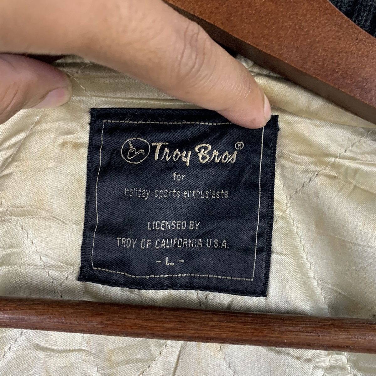 Japanese Brand 🔥NK44🔥Tony Bnoi CAlifornia Pu Leather varsity jackets Size US M / EU 48-50 / 2 - 6 Thumbnail